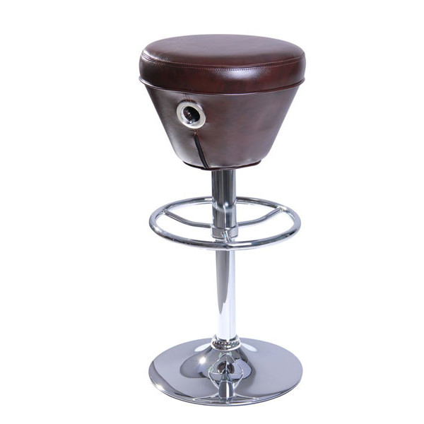 Барный стул AMF Хокер Астин Мадрас Дарк браун-2