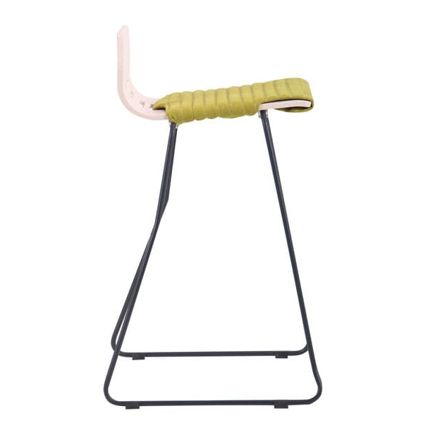 Барний стілець AMF Мальта Хокер Софт Чорний графіт-3