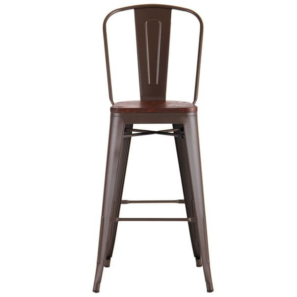 Барный стул AMF Ozzy Кофе Барный стул AMF Ozzy Кофе-3