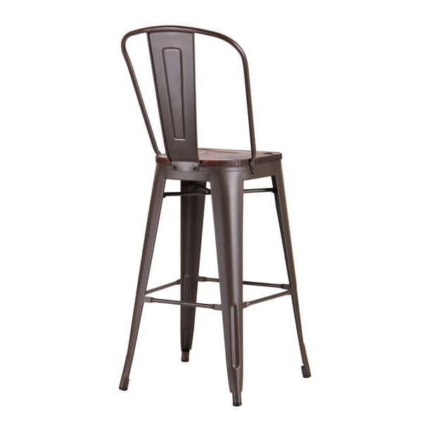 Барный стул AMF Ozzy Кофе Барный стул AMF Ozzy Кофе-4