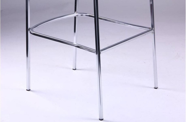 Барний стілець AMF Порто Хокер хром Темний горіх-8