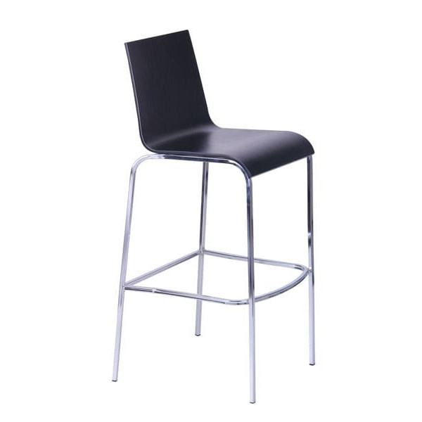 Барный стул AMF Порто Хокер хром Венге-0