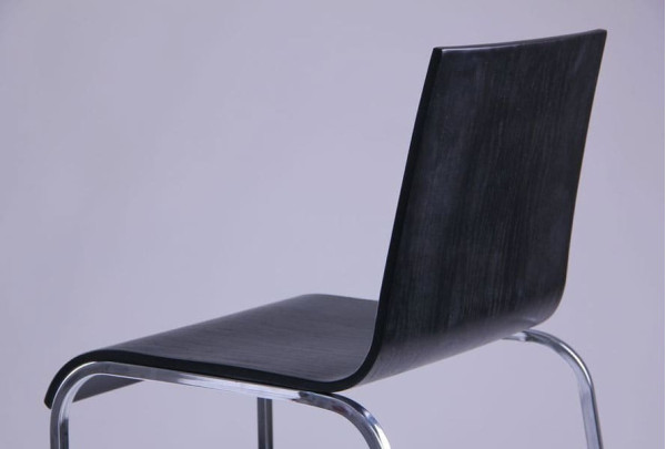 Барный стул AMF Порто Хокер хром Венге-5