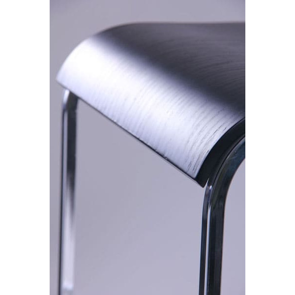 Барный стул AMF Порто Хокер хром Венге-6