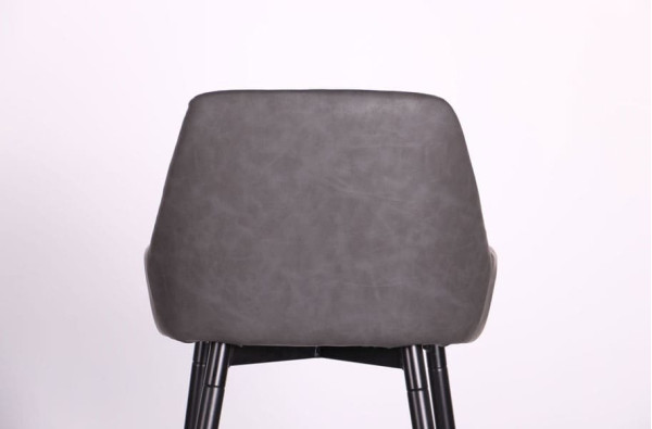 Барний стілець AMF Rogers Чорний-нубук Базальт-6