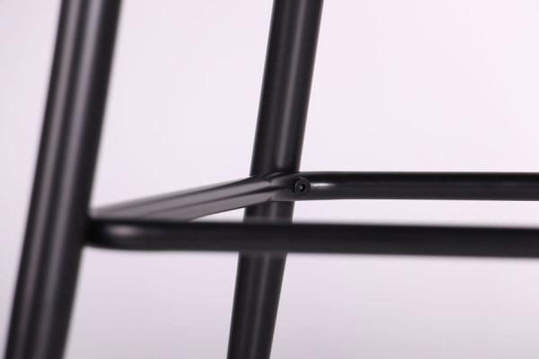 Барний стілець AMF Rogers Чорний-нубук Базальт-13