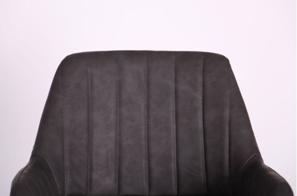 Барний стілець AMF Rogers Чорний-нубук Базальт-9