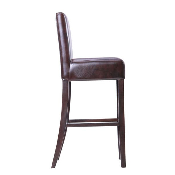 Барний стілець AMF Танго Хокер Венге Мадрас ДК Браун-2