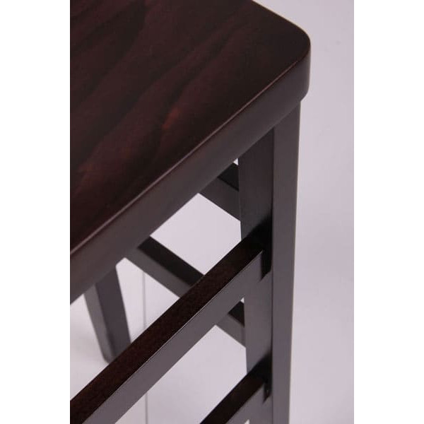 Барний табурет AMF Зіберт Темний горіх-3