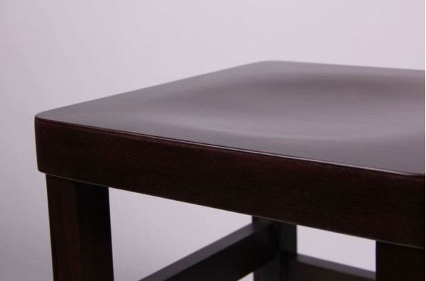 Барний табурет AMF Зіберт Темний горіх-4