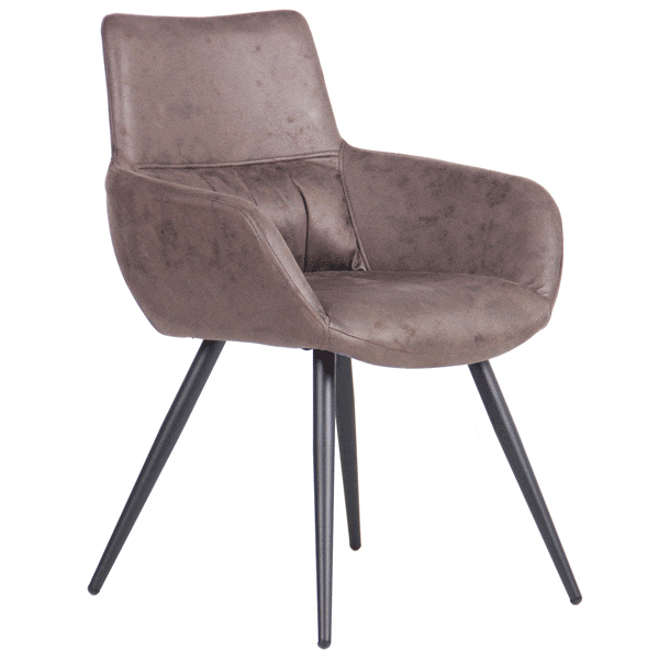 Крісло AMF Concord чорний/cowboy PK Какао-1