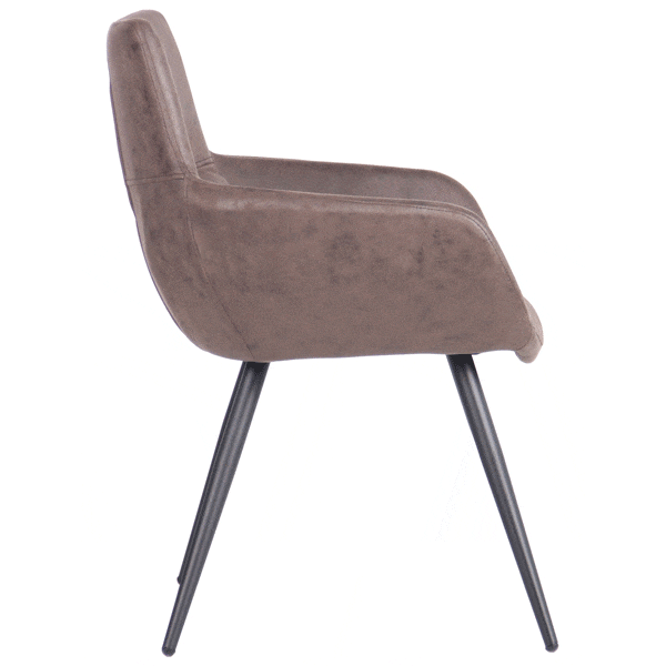 Крісло AMF Concord чорний/cowboy PK Какао-3