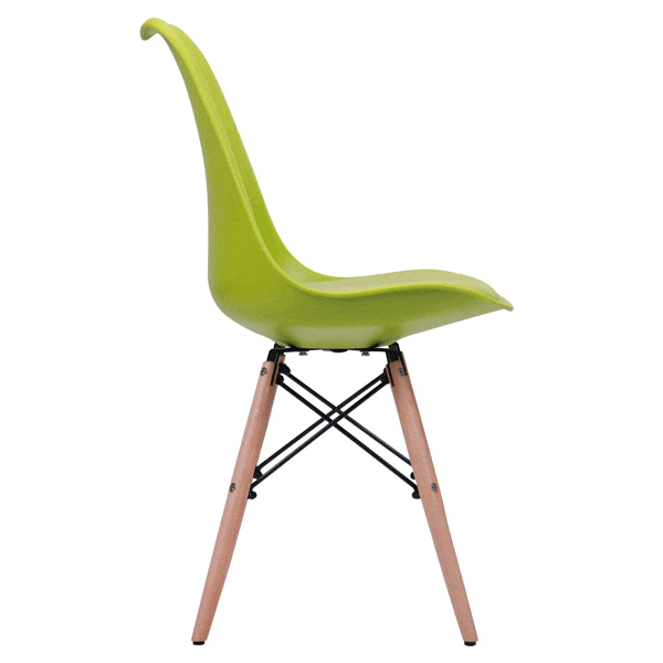 Стул AMF Aster Wood Пластик Светло-зеленый-3