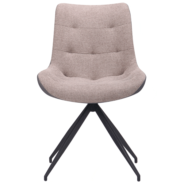 Стілець поворотний AMF Aurora Чорний Меланж Латте Стілець поворотний AMF Aurora Чорний Меланж Латте-2