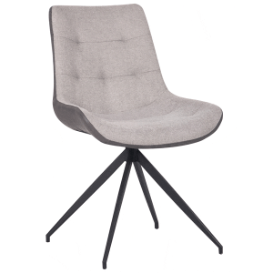 Стул поворотный AMF Aurora Черный Меланж Сильвер