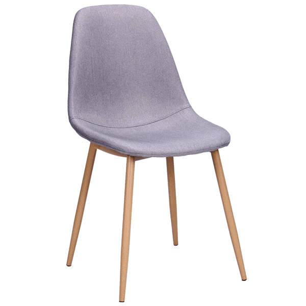 Стул AMF Лучия База металл Бук Серый-0