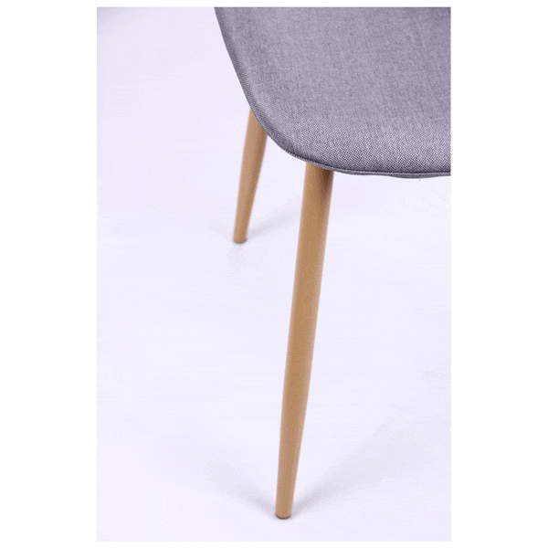 Стул AMF Лучия База металл Бук Серый-6