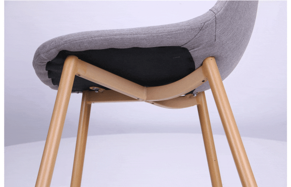 Стул AMF Лучия База металл Бук Серый-7