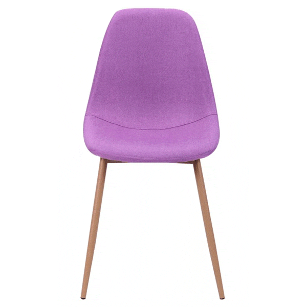 Стул AMF Лучия База металл Бук Фиолетовый Стул AMF Лучия База металл Бук Фиолетовый-2