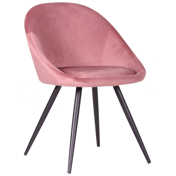 Стілець AMF Mary black/canyon rose-1