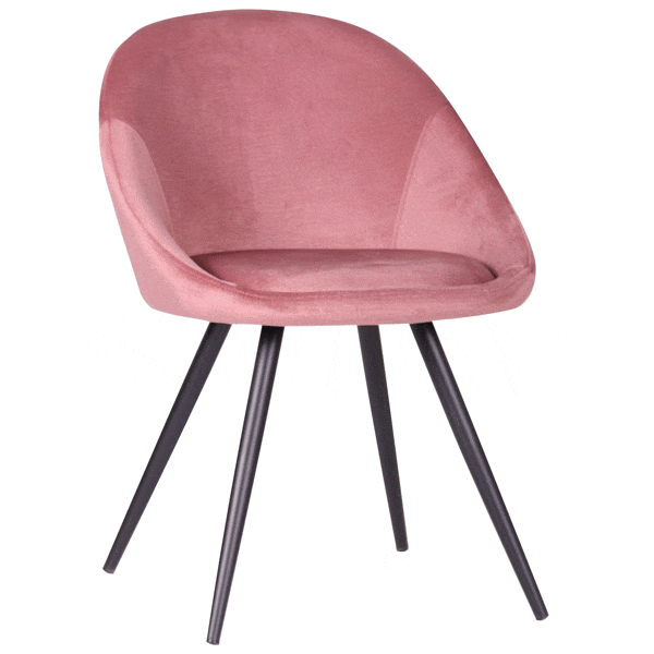 Стілець AMF Mary black/canyon rose-0