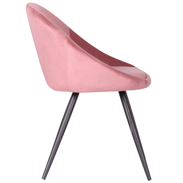 Стілець AMF Mary black/canyon rose-3