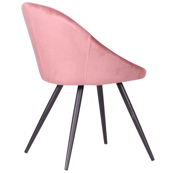 Стілець AMF Mary black/canyon rose-4