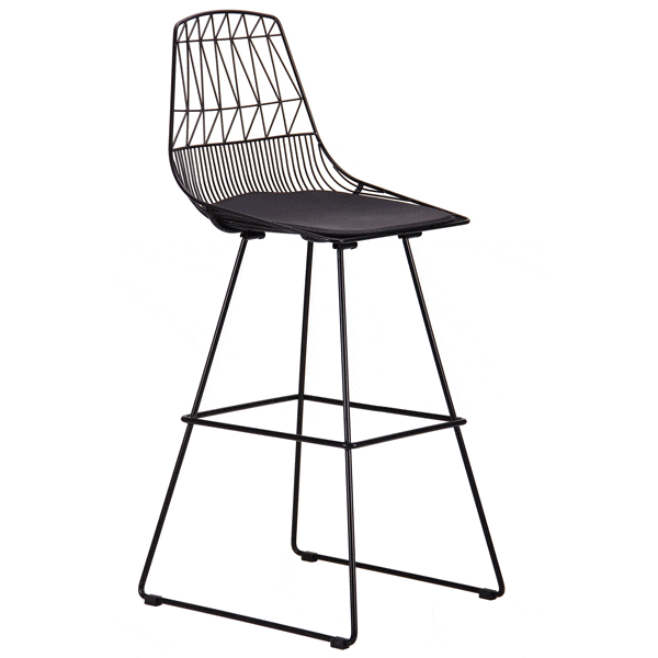 Барный стул AMF Pitta Черный-1