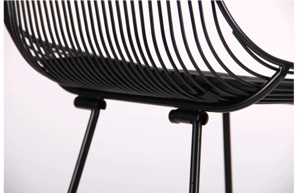 Барный стул AMF Pitta Черный-5