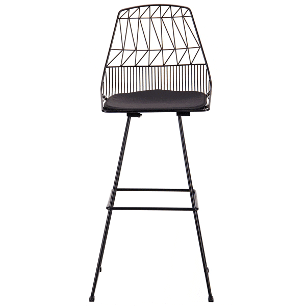 Барный стул AMF Pitta Черный-2