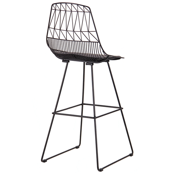 Барный стул AMF Pitta Черный-4