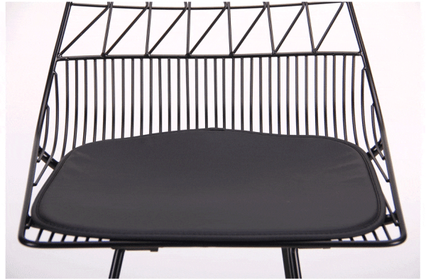 Барный стул AMF Pitta Черный-11