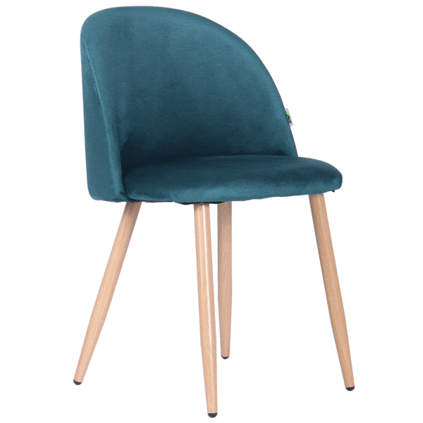 Стілець AMF Sherry beech/green velvet-1