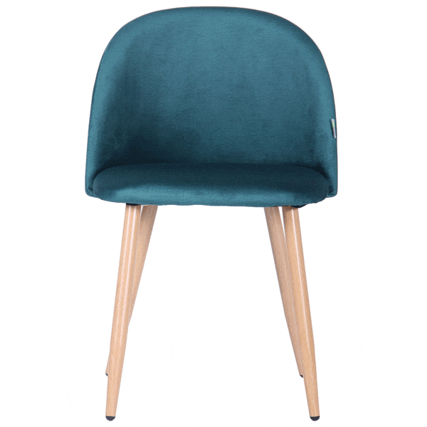 Стілець AMF Sherry beech/green velvet-2