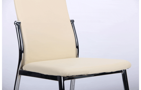Стул AMF Картер Хром Кремовый-8