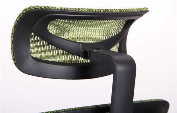 Кресло АМФ Agile Black Alum Green-9