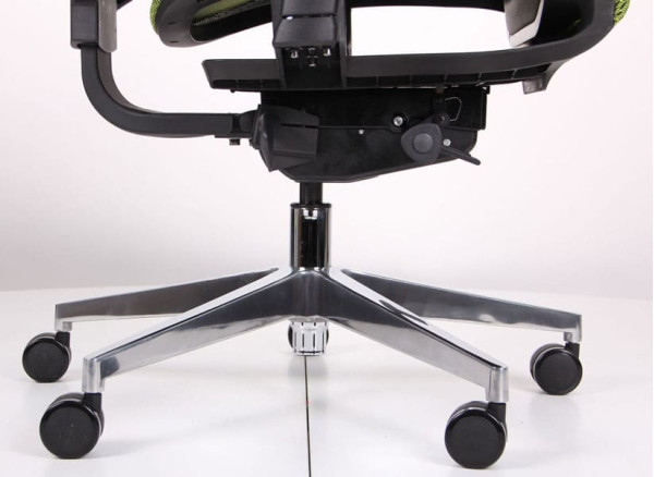 Кресло АМФ Agile Black Alum Green-10