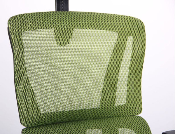 Кресло АМФ Agile Black Alum Green-5