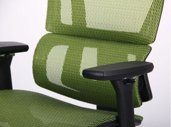 Кресло АМФ Agile Black Alum Green-6
