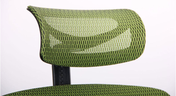 Кресло АМФ Agile Black Alum Green-7