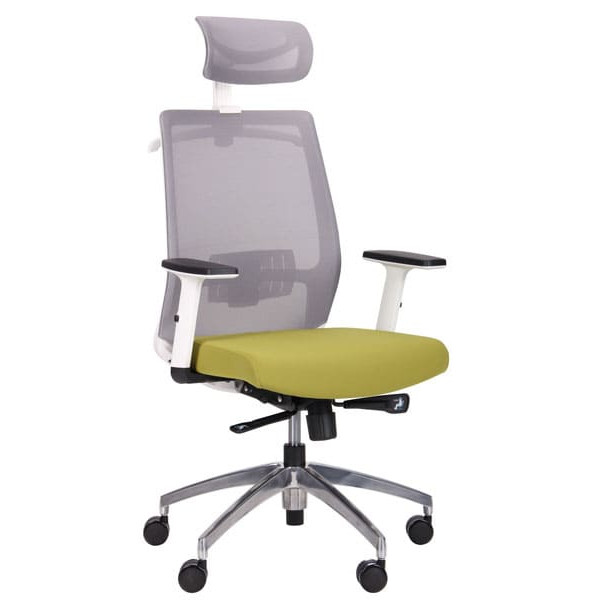 Крісло АМФ Install White Alum Grey/Green-0