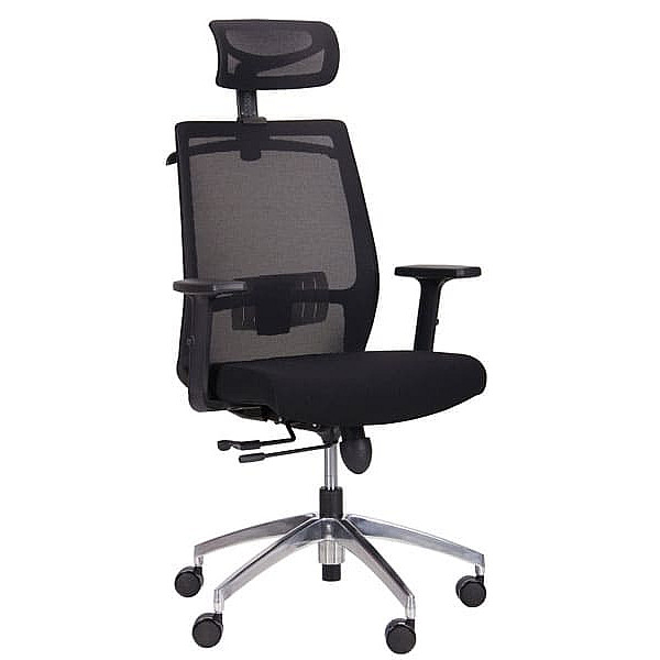 Кресло АМФ Install Black Alum Black/Black-0