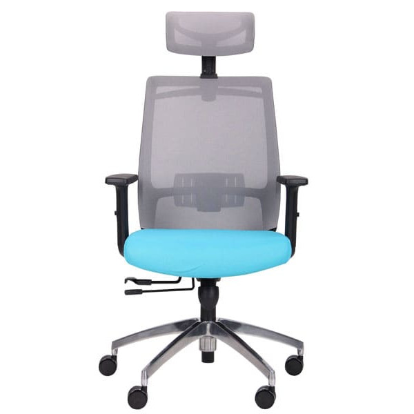 Крісло АМФ Install Black Alum Grey / Light Blue-1