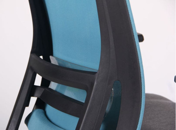 Кресло АМФ Self Светло-голубой/Серый-12