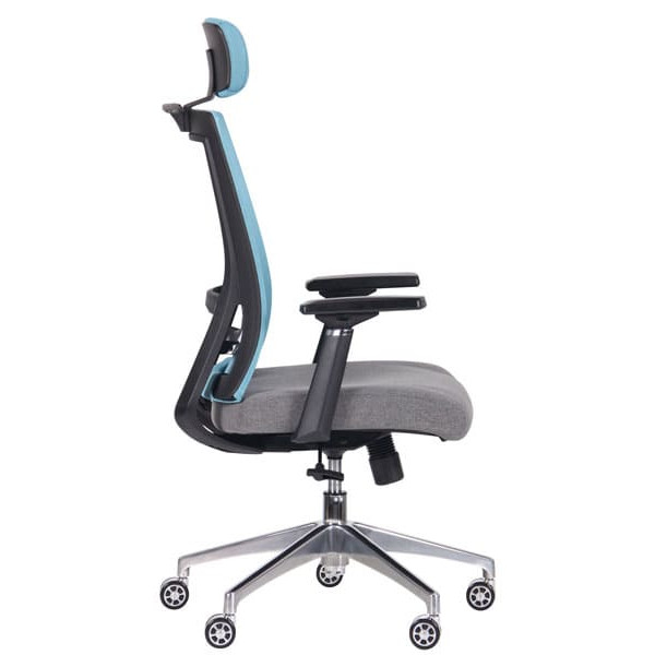 Кресло АМФ Self Светло-голубой/Серый-2