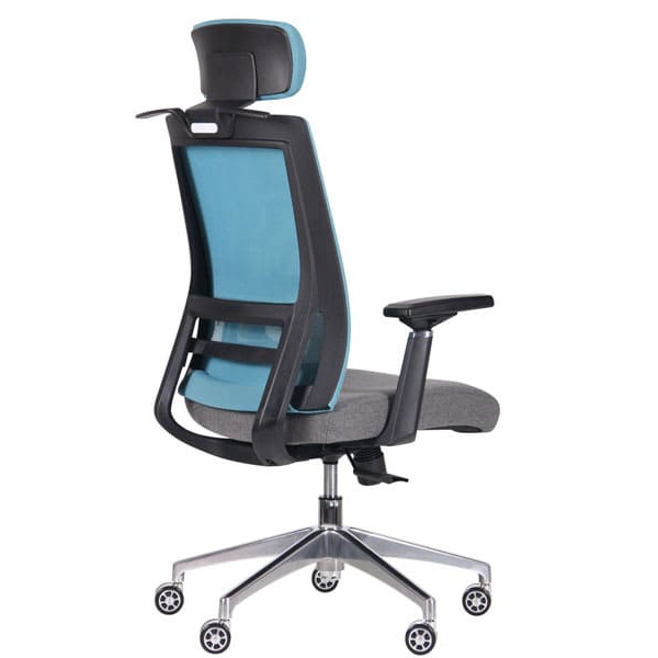 Кресло АМФ Self Светло-голубой/Серый-3