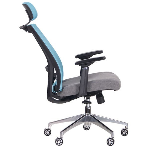 Кресло АМФ Self Светло-голубой/Серый-4