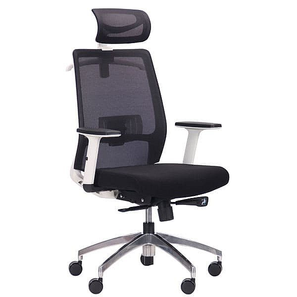 Кресло АМФ Install White Alum Black/Black-0