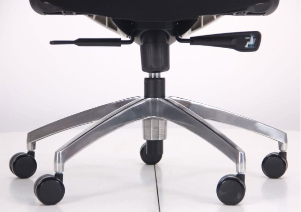 Кресло АМФ Install White Alum Black/Black-12