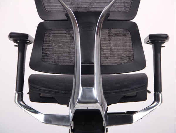 Крісло АМФ Crystal Alum Black Mesh-12
